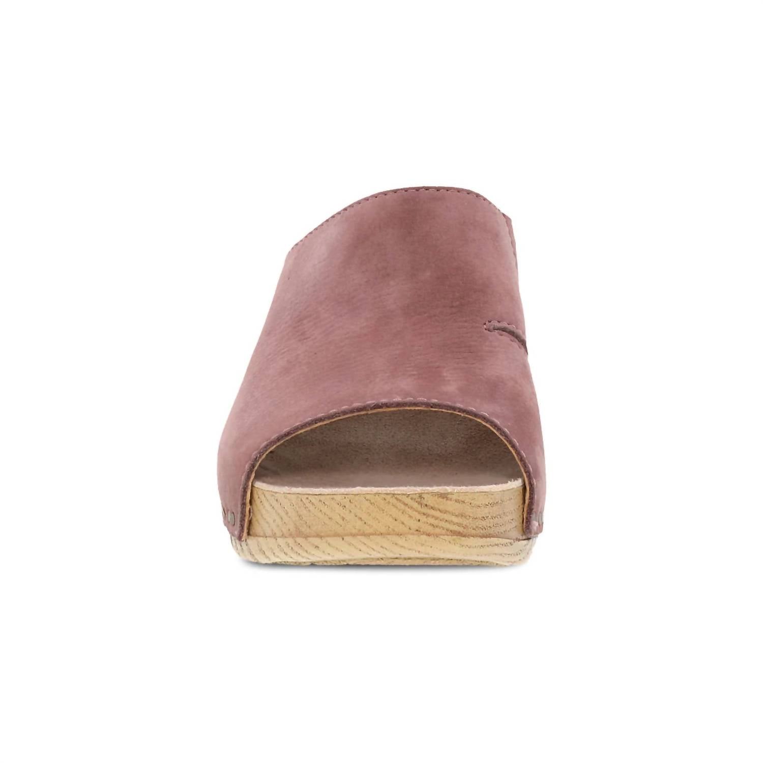 Женские летние туфли Tandi Slip On Heeled Mule в розовом цвете dansko — фото 3