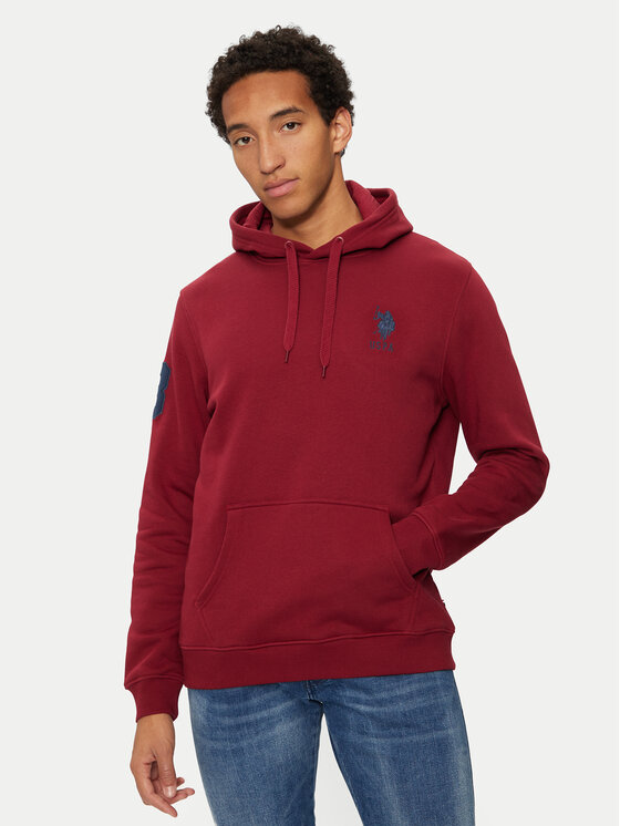 

Толстовка обычного кроя U.S. Polo Assn., красный