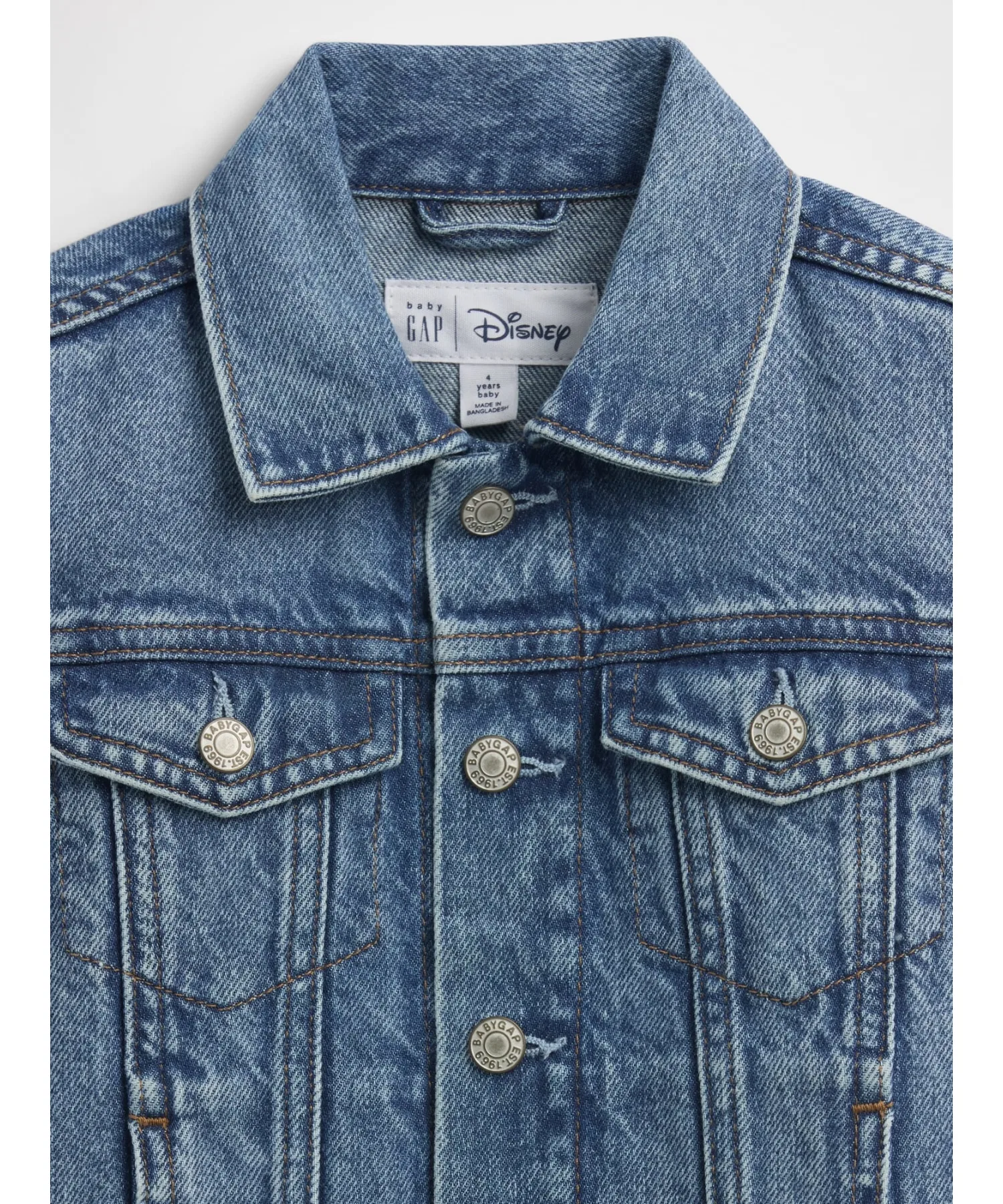 Джинсовая куртка babyGap × Disney с изображением Микки Мауса — фото 4