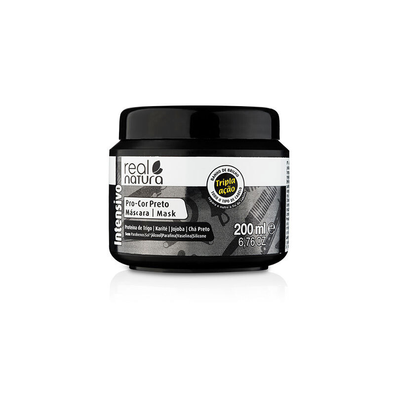 

Маска для волос Mascarilla Capilar Sin Sal Cabello Oscuro Real Natura, 200 мл