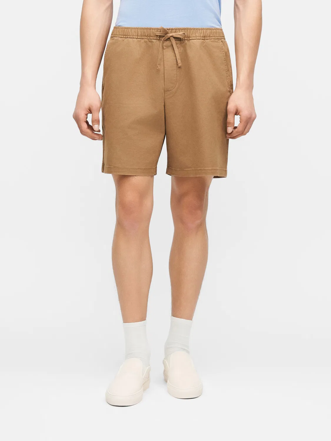 Свободные шорты Gap ESSENTIAL, бежевый — фото 2