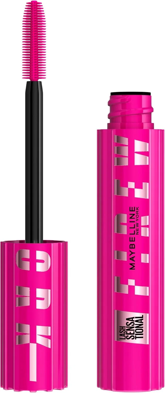 Тушь для ресниц объемная Maybelline Rush Sensational Fireworks Washable, коричнево-черный, 1 шт
