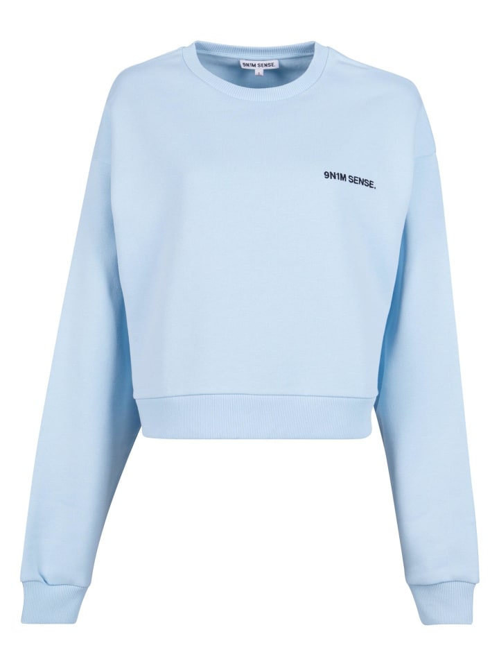 

Толстовка 9N1M SENSE Rundhalsausschnitt, цвет babyblue