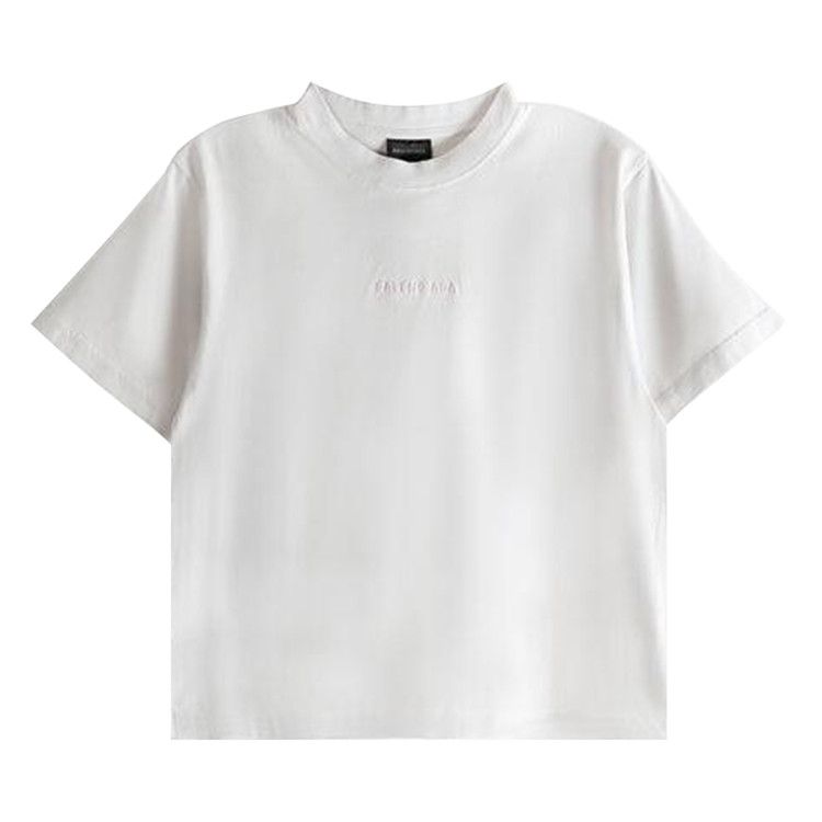Футболка Balenciaga Medium Fit T-Shirt, Dirty White/Baby Pink — фото 2
