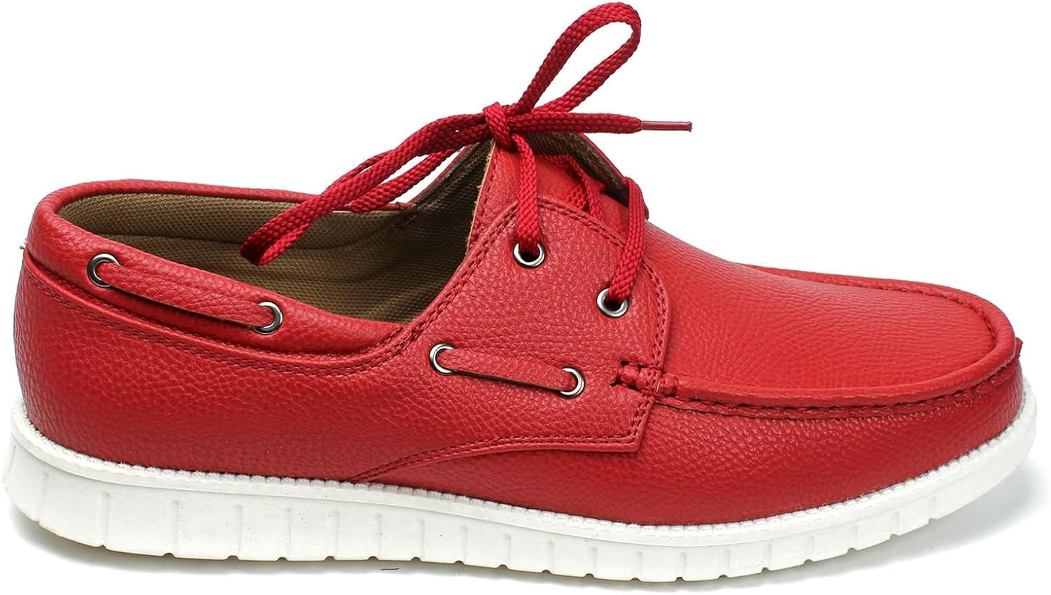 Мужские повседневные мокасины для вождения 8037 Citi Shoes, красный — фото 3
