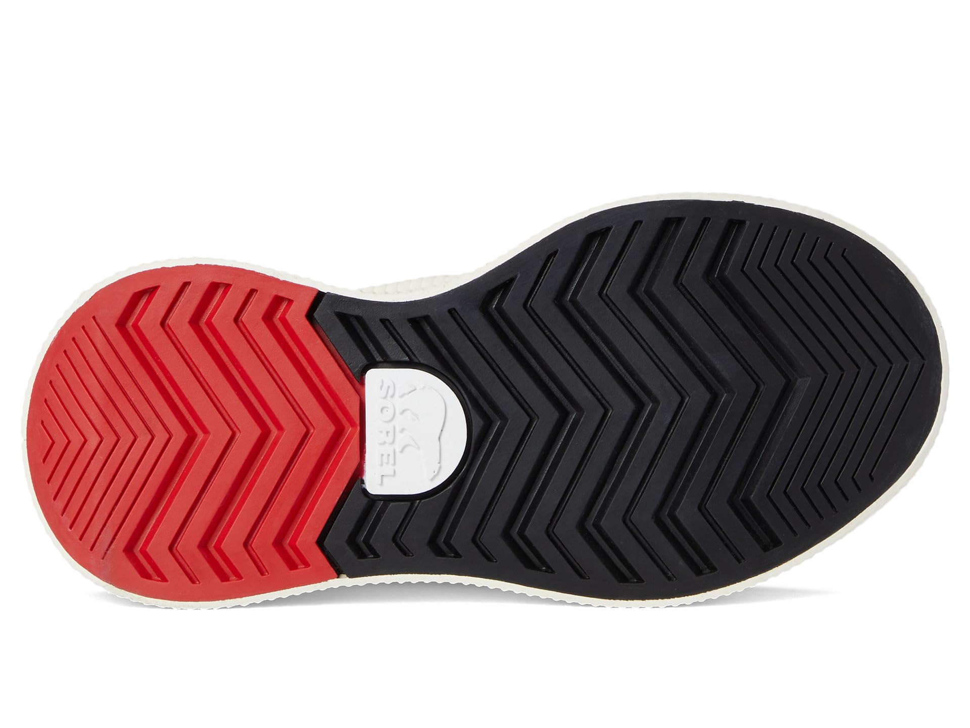 Ботинки SOREL Kids Out N About Iv Classic Waterproof, цвет Black/Bright Red — фото 3