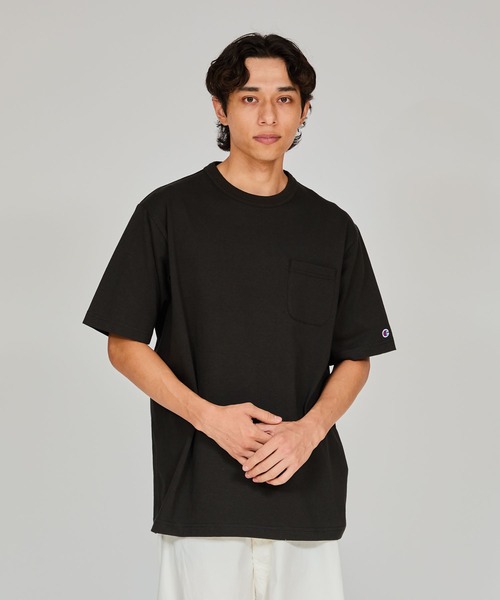 

Мужская футболка Champion Ten Eleven с коротким рукавом и карманом, черная