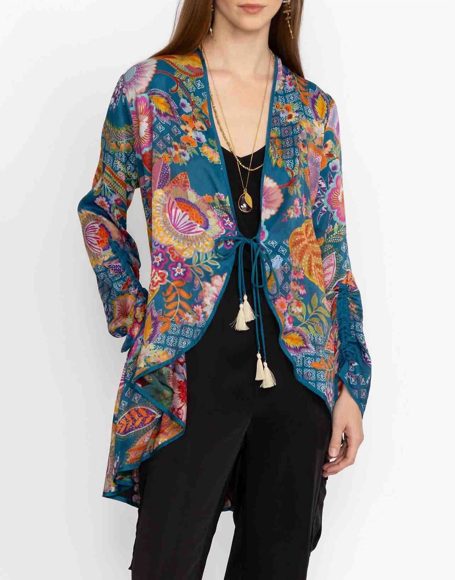 

Реверсивное пальто Lapham Ryder в разноцветном исполнении Johnny Was, мультиколор