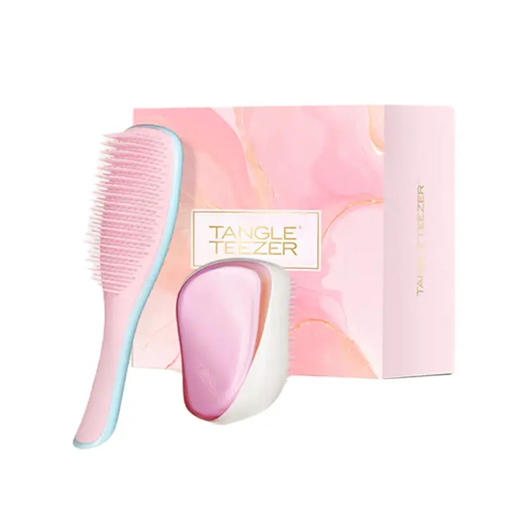 

Расческа princess comb lingqiao портативные инструменты для укладки волос пушистая и без узелков Tangle Teezer, кремовый
