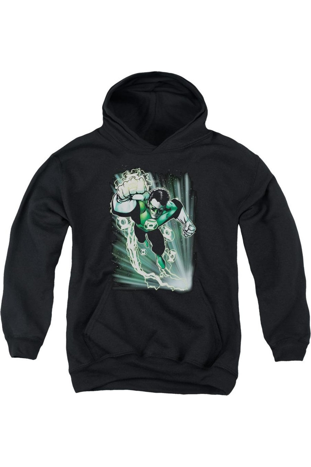 

Толстовка с капюшоном Justice League of America Emerald Energy для молодежи Gildan