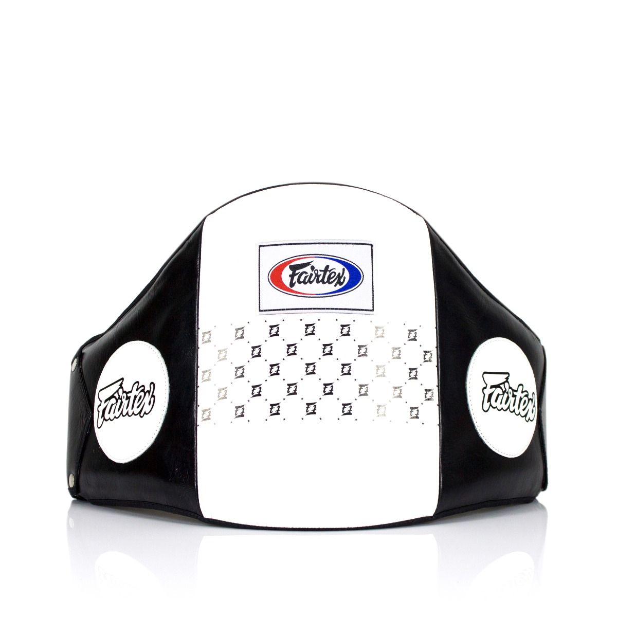 

Накладка на живот Fairtex Standard Leather Belly Pad - Hook & Loop Waist Wrap, белый