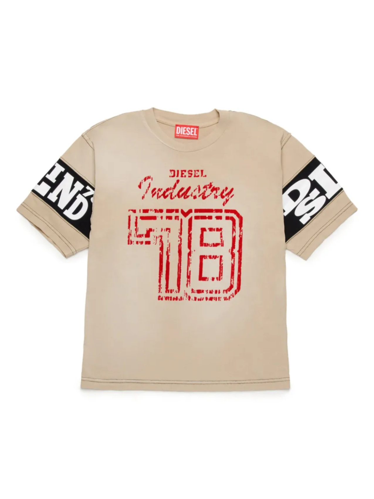 

Diesel Kids футболка Tboggymegovald Over, нейтральный