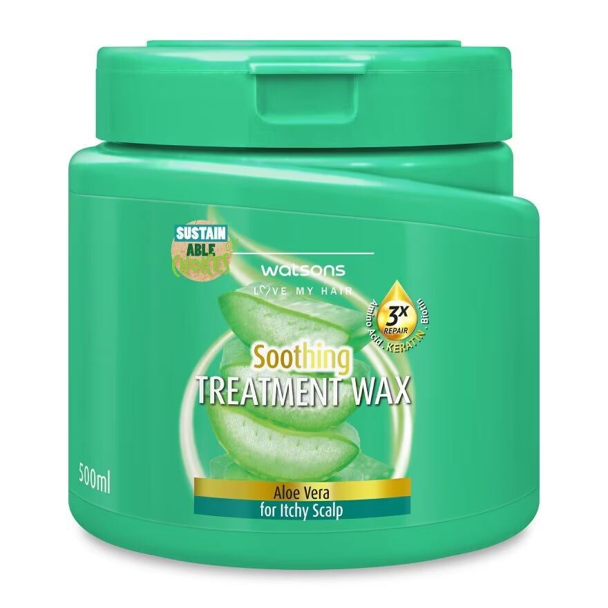 

Watsons Лечебный воск Алоэ Вера для зуда кожи головы, 500 мл, White
