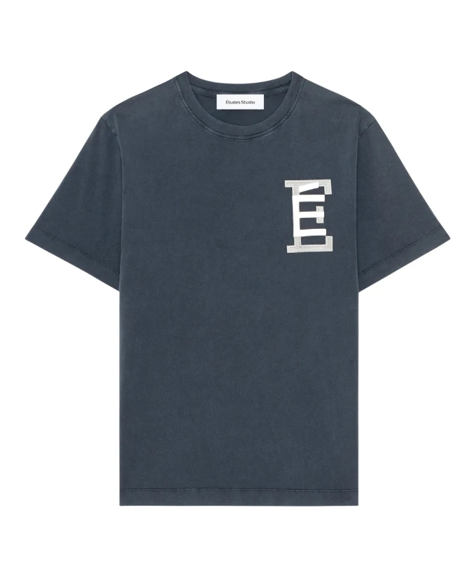 

Университетская футболка темно-синего цвета ÃTudes, синий