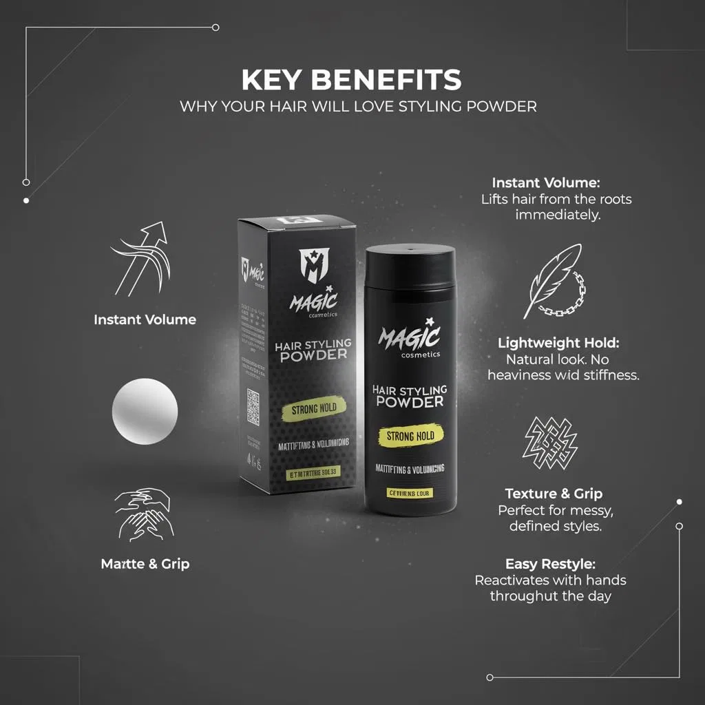 Пудра для укладки волос «Hair Powder» 60 г (3 шт.) от MAGIC COSMETICS Magic Cosmetics — фото 3