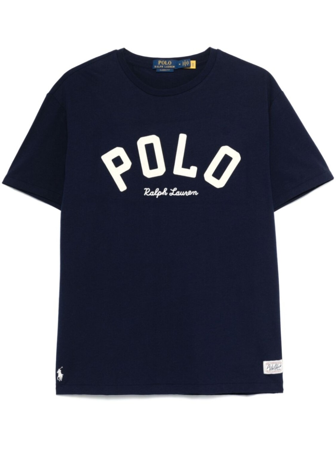 

Polo Ralph Lauren футболка с вышитым логотипом, синий