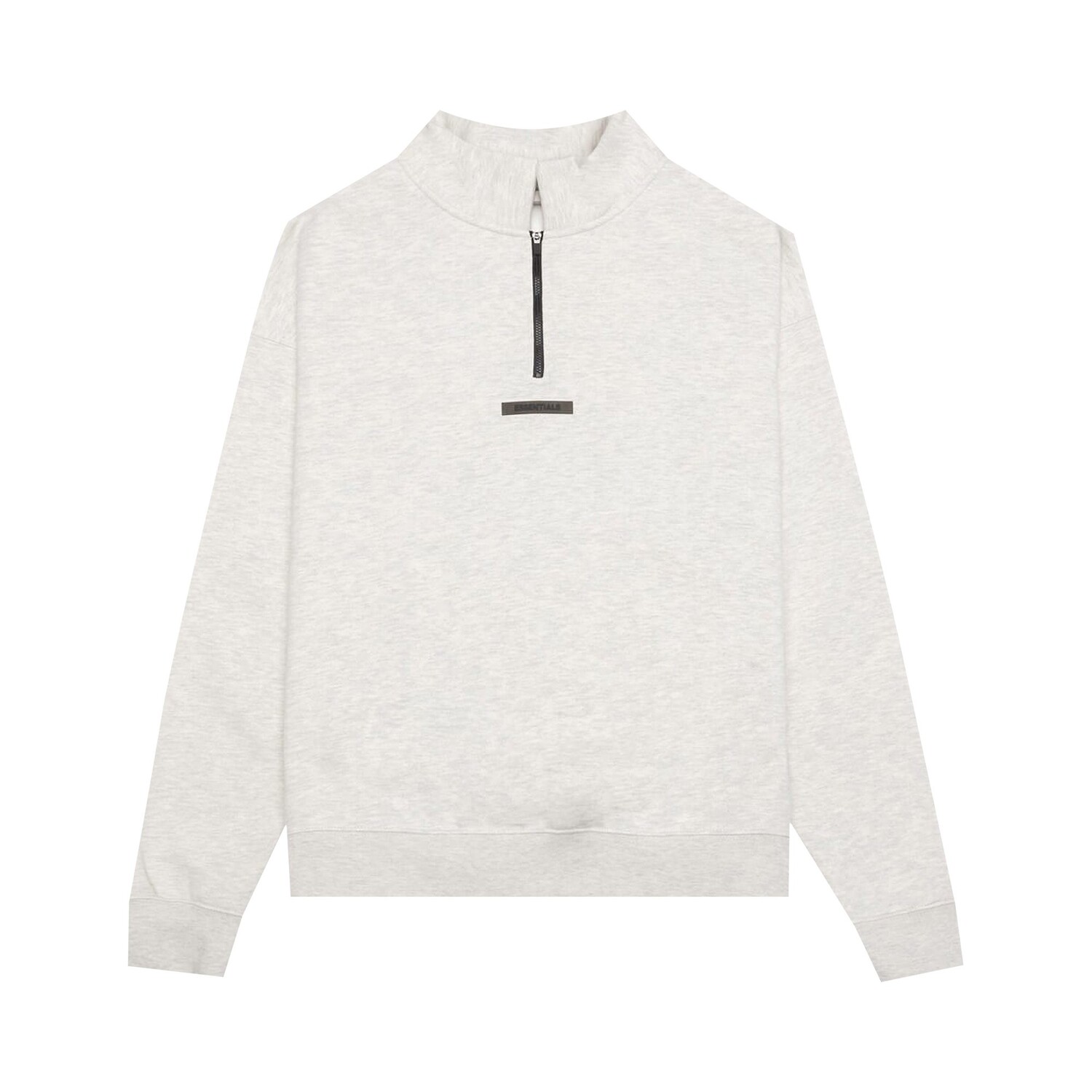 

Толстовка Fear of God Essentials с воротником-молнией до половины, Light Heather Oatmeal, Белый, Толстовка Fear of God Essentials с воротником-молнией до половины, Light Heather Oatmeal