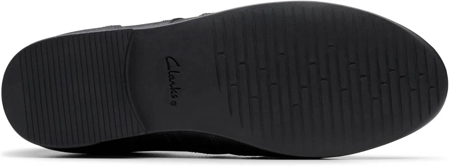 Туфли Clarks Unisex Finja Wing Y.Shoe, Black (Black Leather) — фото 3