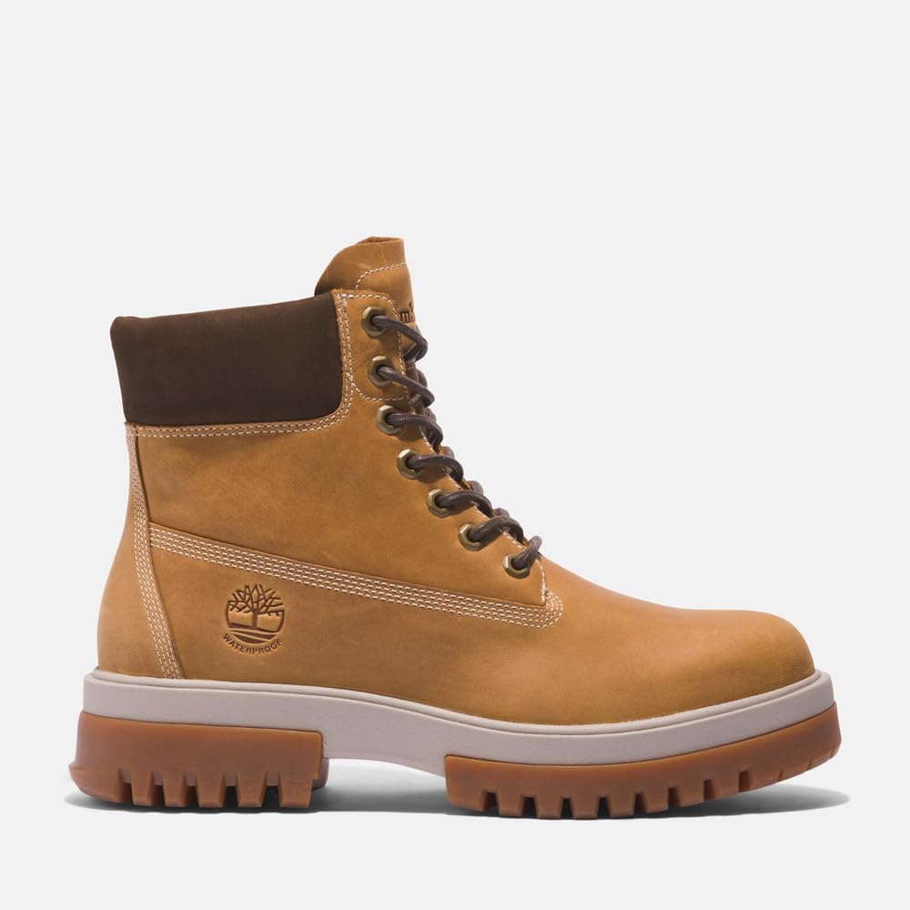 Водонепроницаемые ботинки Timberland мужские Arbor Road 6, Wheat Full Grain — фото 2