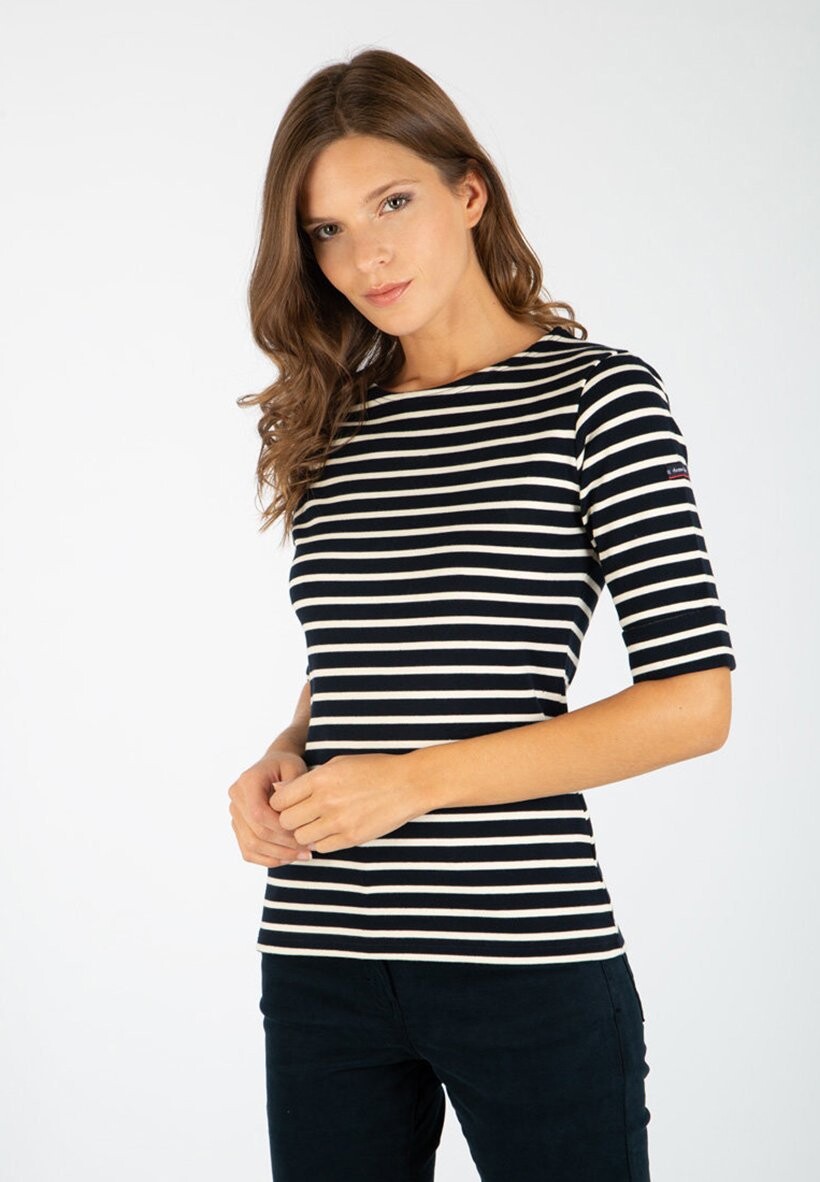 

Рубашка с длинным рукавом Armor lux, насыщенный темно-синий оттенок Marinière Stripe 3/4 T-Shirt