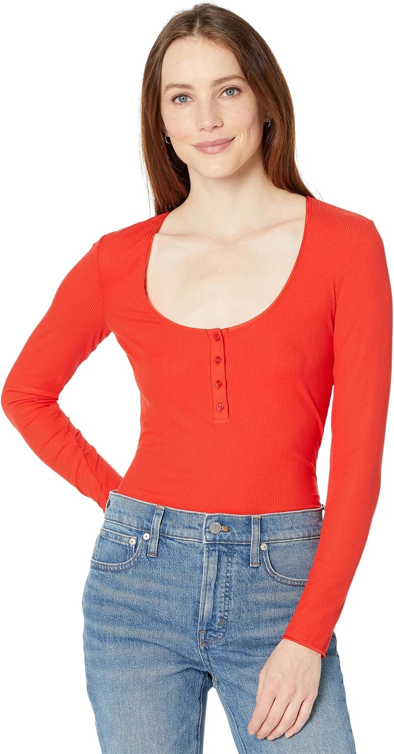 

Боди Wolford Henley String Body, цвет Cherry