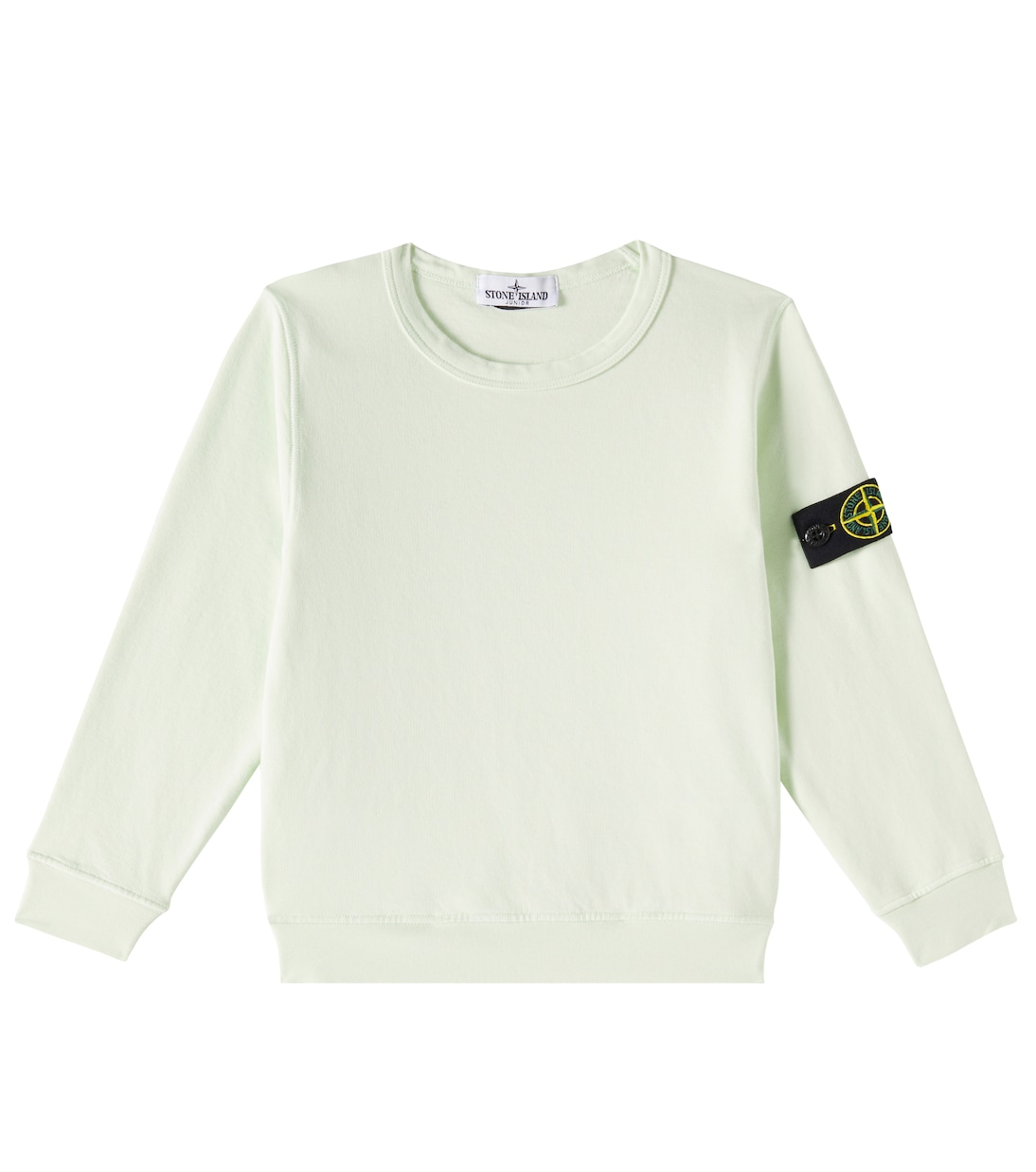 

Футболка из хлопкового джерси Stone Island Junior, Clorophyll