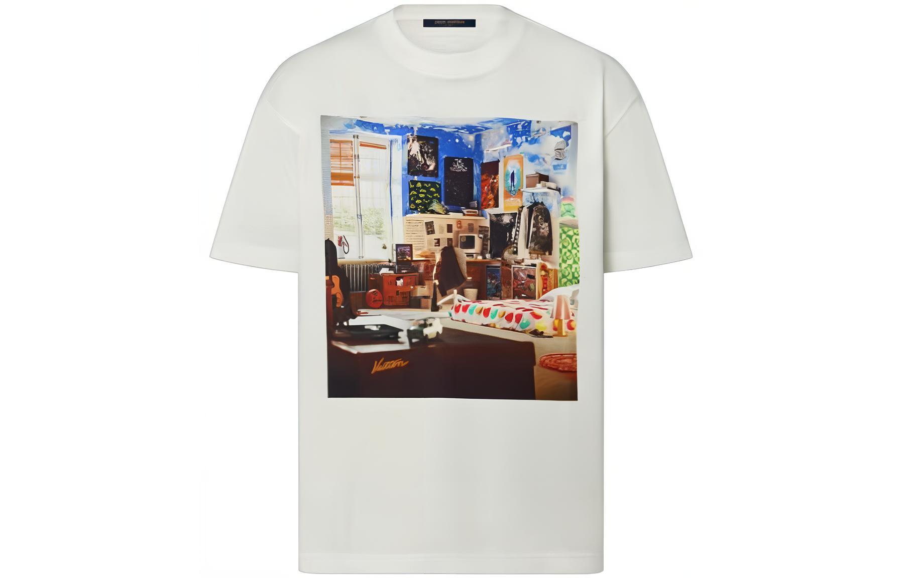 Футболка Printed Cotton LOUIS VUITTON, shopping bag included — фото 4