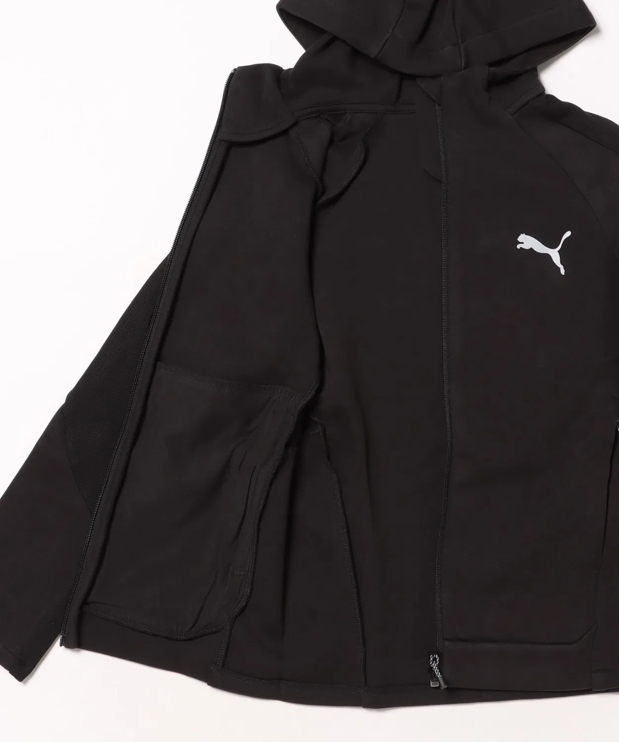 Толстовка на молнии PUMA EVOSTRIPE, оливковый — фото 3