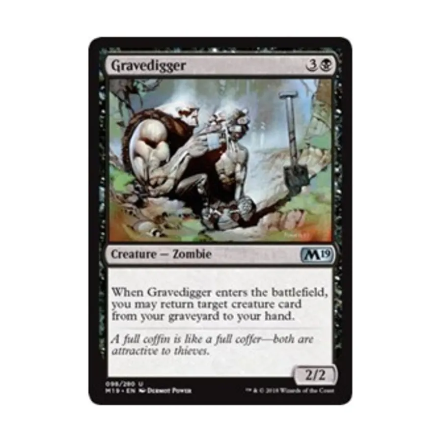 

CCG Могильщик (U), MTG - Core Set 2019
