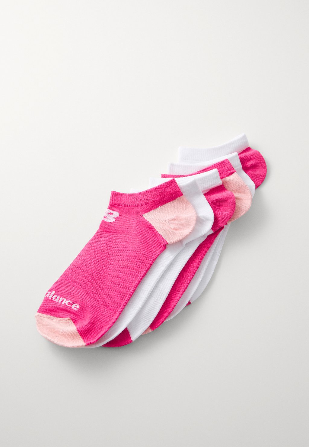 

Носки PERFORMANCE LOW CUT SOCKS UNISEX 6 PACK New Balance, розовый