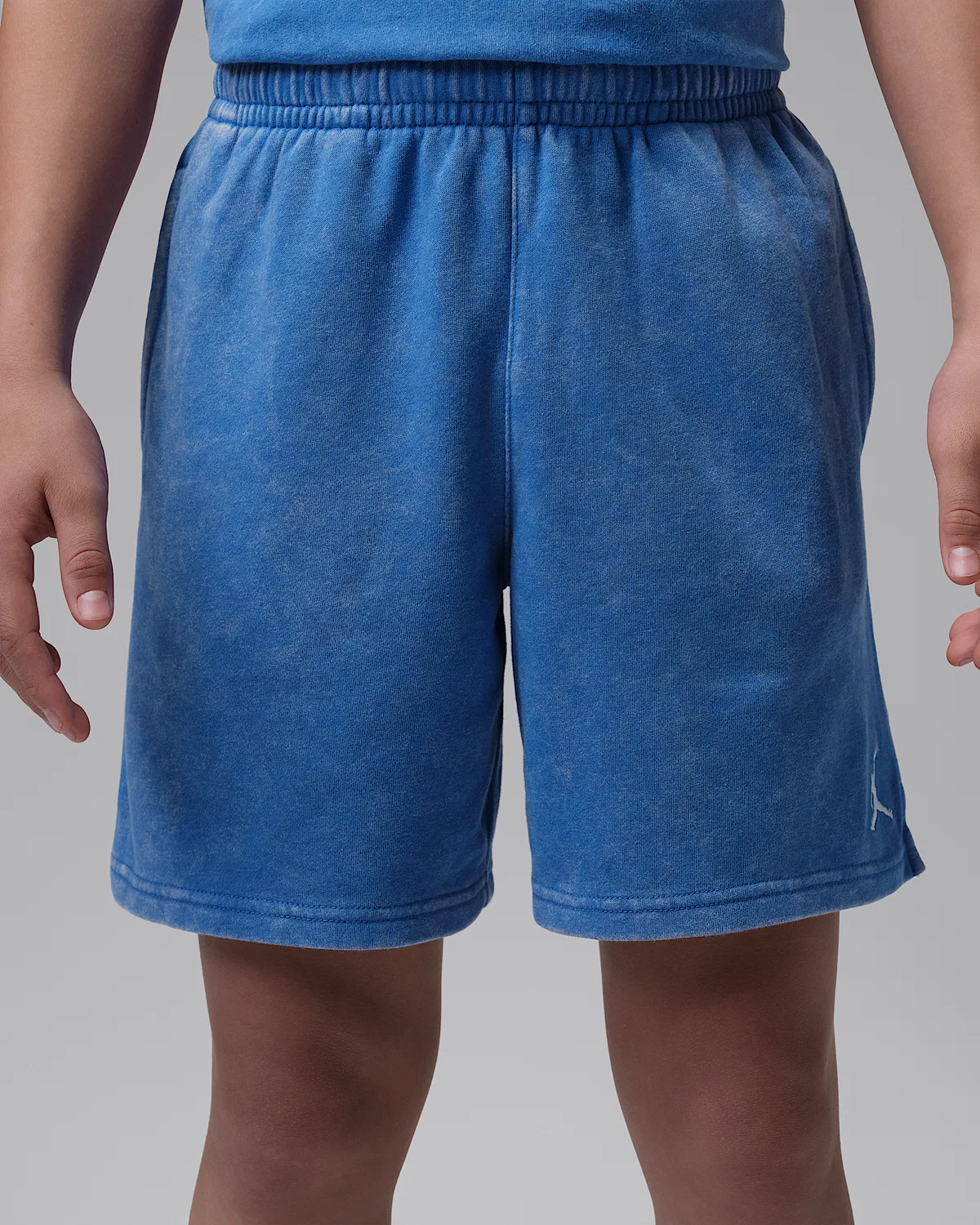 Детские шорты Jordan Big Kids' Brooklyn Washed French Terry, Game Royal — фото 2