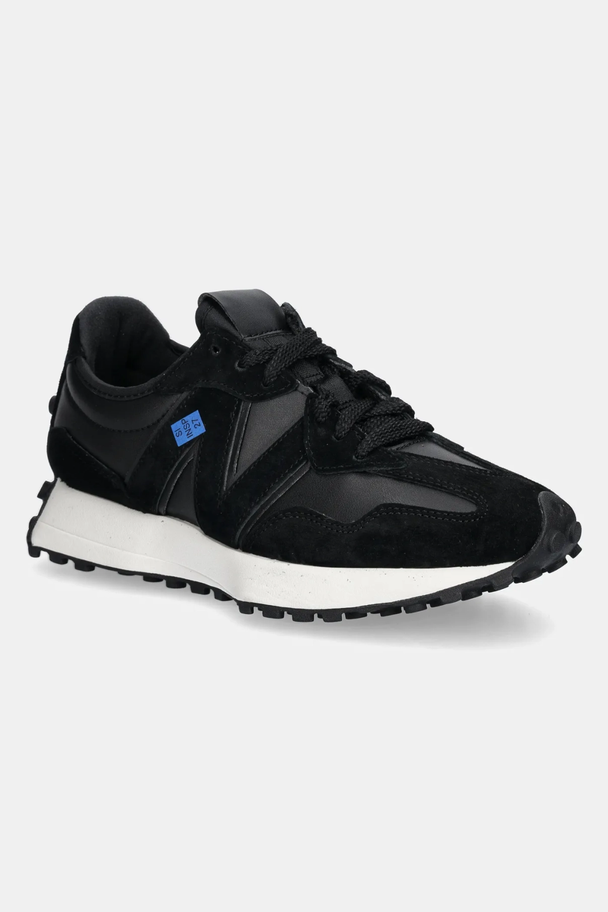 

327 кожаные кроссовки New Balance, черный