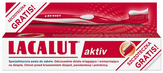 

Зубная паста 75мл + ЩЕТКА LACALUT AKTIV, Labovital