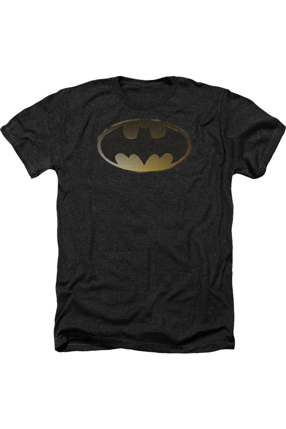 

Футболка / футболка Batman Halftone Bat Adult Heather Gildan, черный