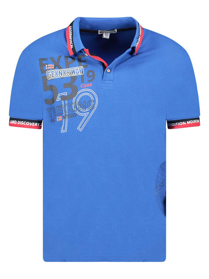 

Рубашка-поло Geographical Norway, синий