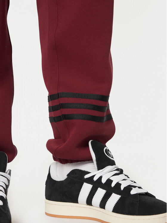 Спортивные брюки свободного кроя Adidas, красный — фото 4