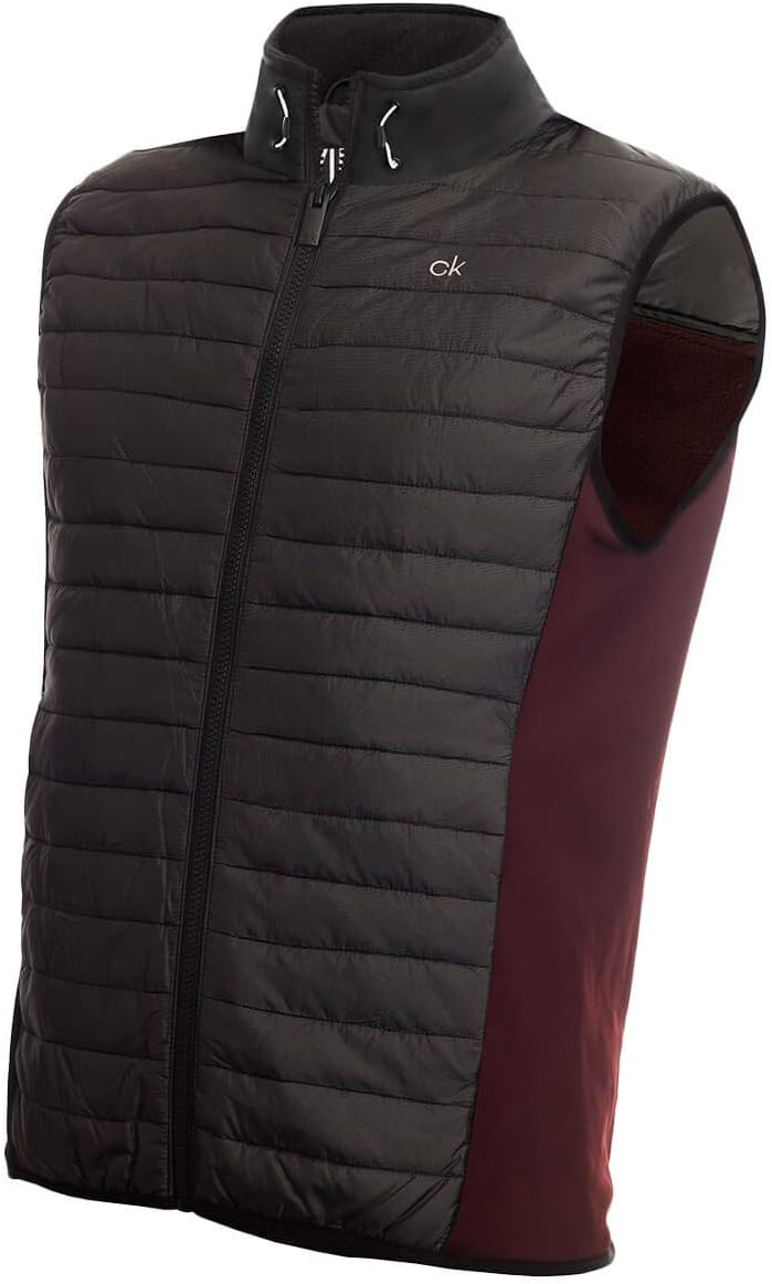 

Жилет для гольфа Calvin Klein Mens 2023 Wrangell Hybrid Insulated Stretch Adjustable, Blackberry
