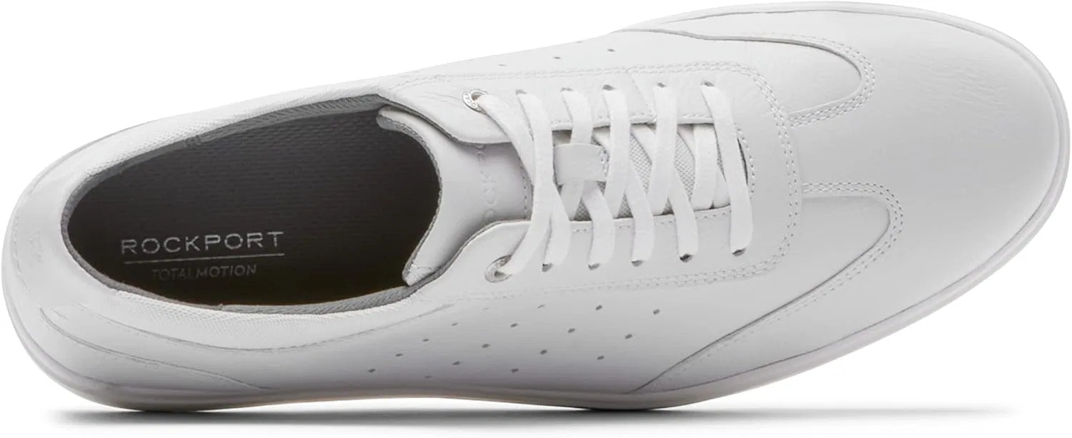 Мужские туфли Rockport Total Motion Court T-Toe Oxford, белый — фото 4