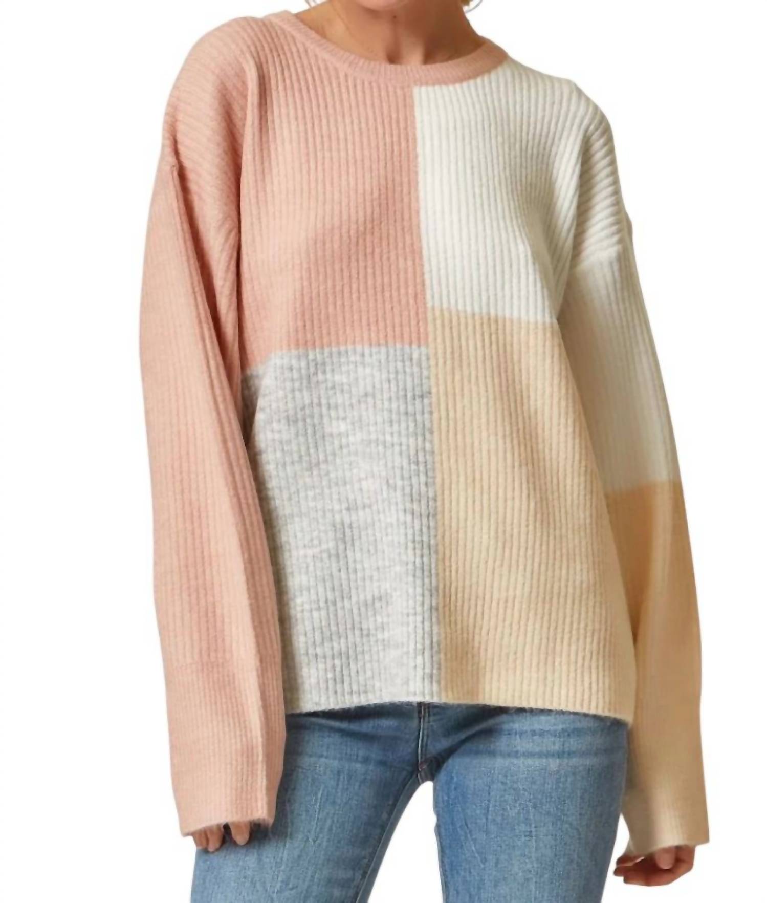 

Свитер Best With You в цвете Cream Multi ANDREE BY UNIT