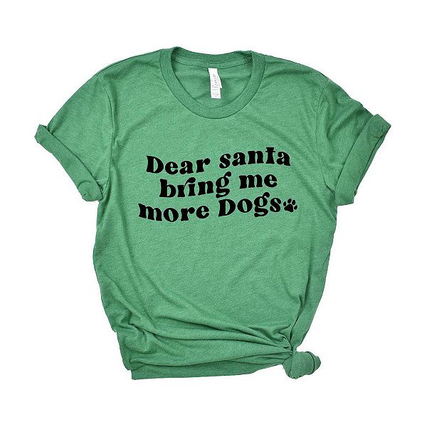 

Футболка с принтом Dear Santa bring me more dogs Simply Sage Market, Grass, Зеленый, Футболка с принтом Dear Santa bring me more dogs Simply Sage Market, Grass