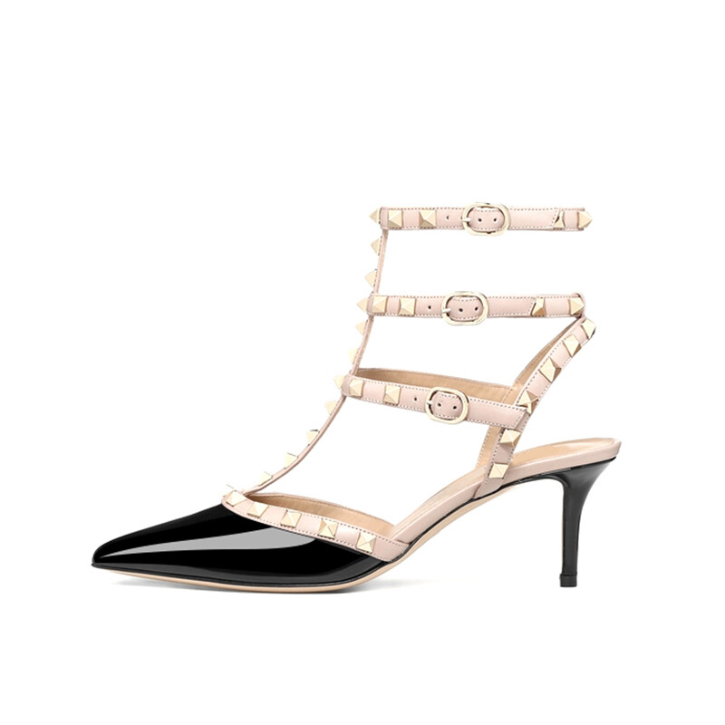 

Римские сандалии женские Lukecsion, цвет Three with lacquered black (8cm)
