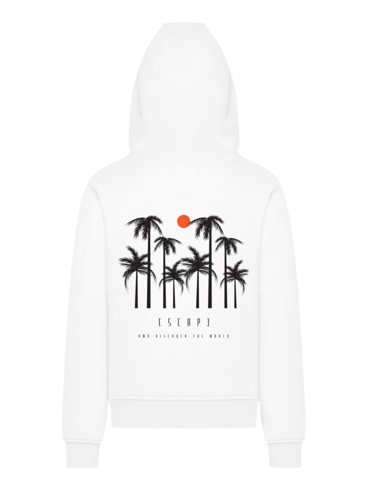 

F4NT4STIC Худи Escape Откройте для себя мир Пальмы в белом цвете