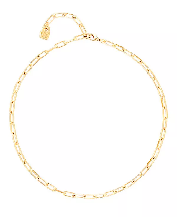 

Цепь из металлического сплава с короткими удлиненными звеньями Unode50, gold