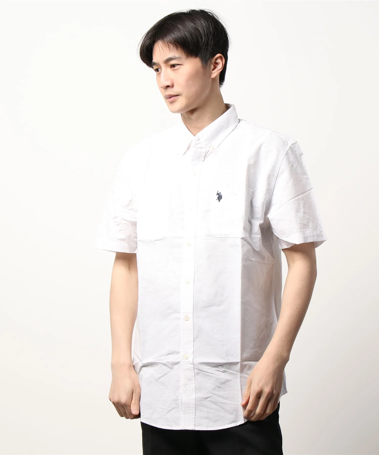 Мужская/Женская рубашка U.S. POLO ASSN. с воротником button-down