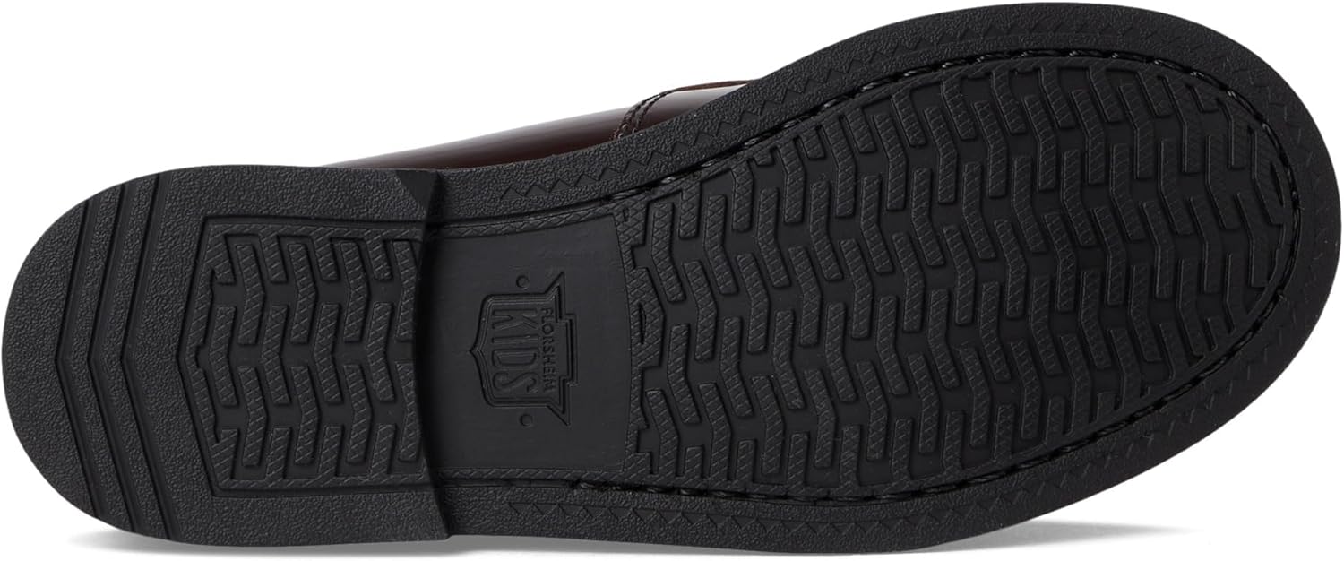 Детские лоферы Florsheim Boy's Croquet Penny - для малышей и старших детей, бордовый — фото 4