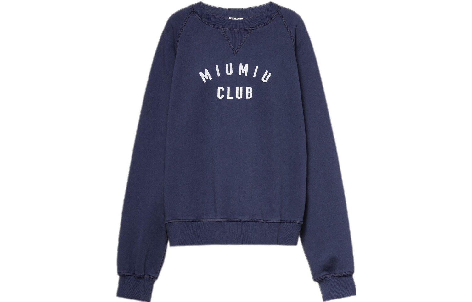 Свитшот женский синий Miu Miu