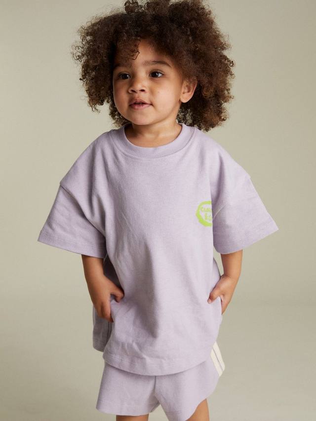 

Детская футболка Edie с фруктовым принтом Claude & Co, Lilac