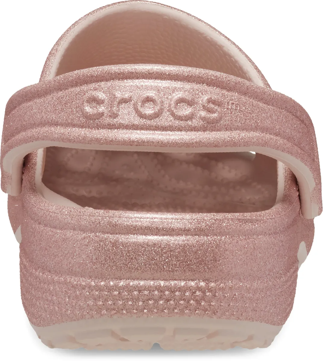 Тапочки Crocs "Classic Glitter Clog", сандалии для купания, "летняя обувь, тапочки, слипоны, украшенные блестками, розовый — фото 2