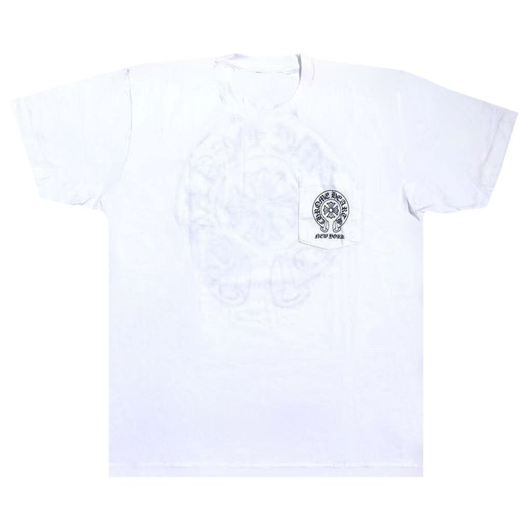 

Футболка Chrome Hearts New York Horseshoe Pocket Tee White, белый
