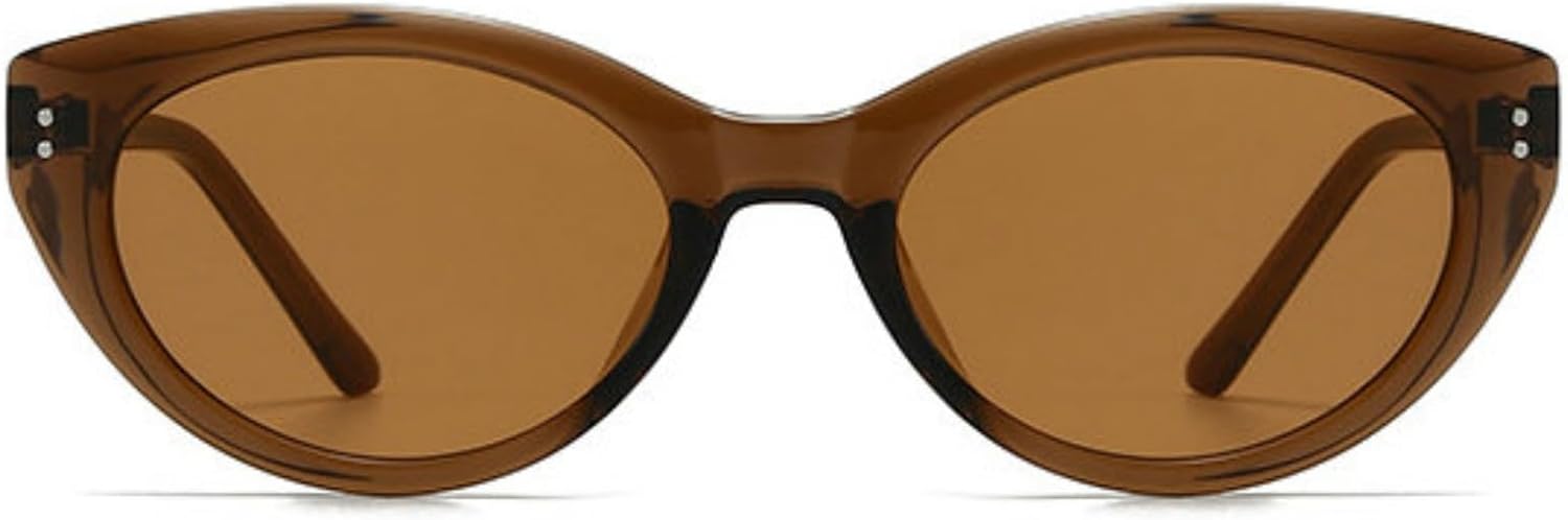 

Винтажные солнцезащитные очки «кошачий глаз» Willochra для женщин, модные градиентные овальные солнцезащитные очки для мужчин, очки с заклепками, защита от ультрафиолета UV400, C2